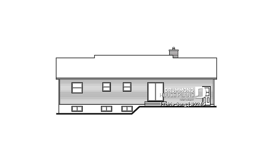 rear elevation - Prairie Song