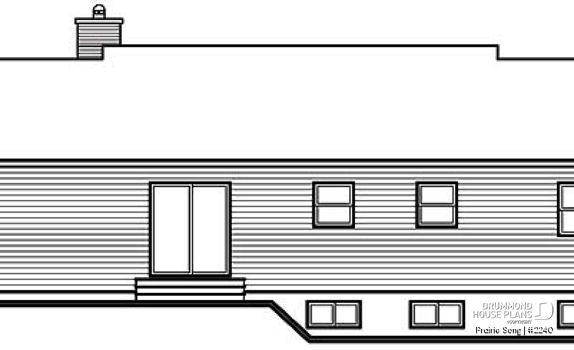 rear elevation - Prairie Song