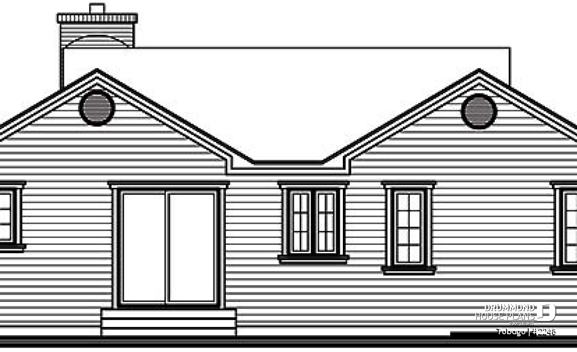 rear elevation - Tobago