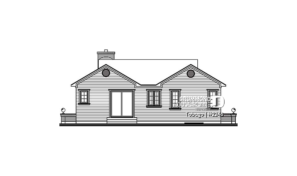 rear elevation - Tobago