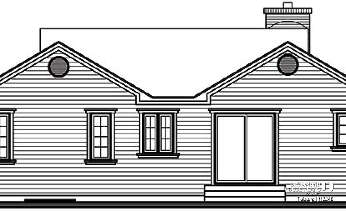rear elevation - Tobago