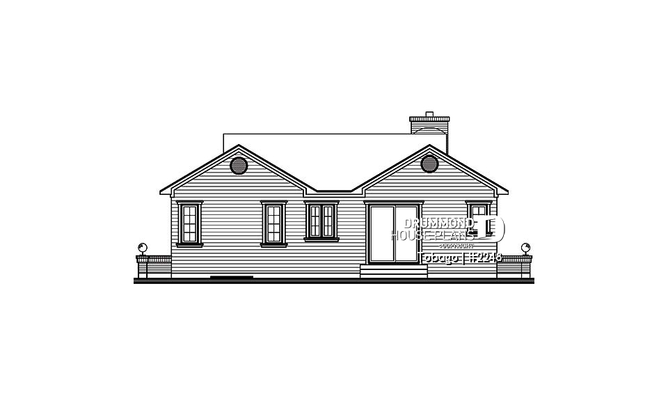 rear elevation - Tobago