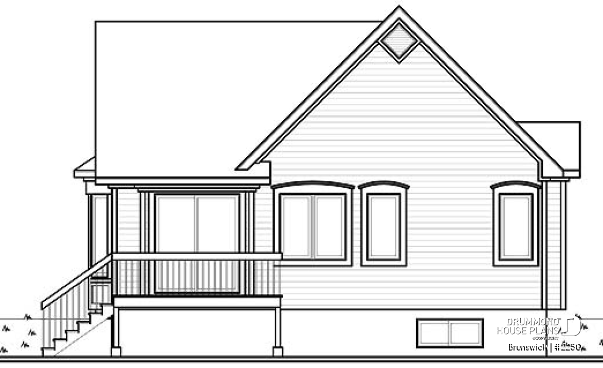 rear elevation - Brunswick
