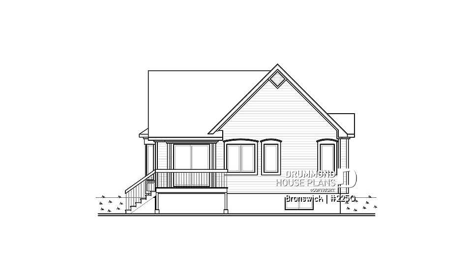 rear elevation - Brunswick