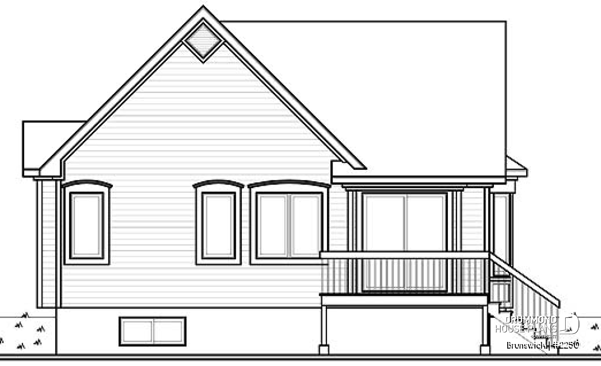 rear elevation - Brunswick