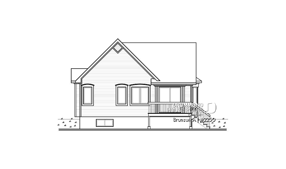 rear elevation - Brunswick