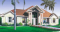 front - BASE MODEL - 3 bedroom, 2 bathroom house plan with master suite, 2-car garage, large open concept  - Gulf Breeze
