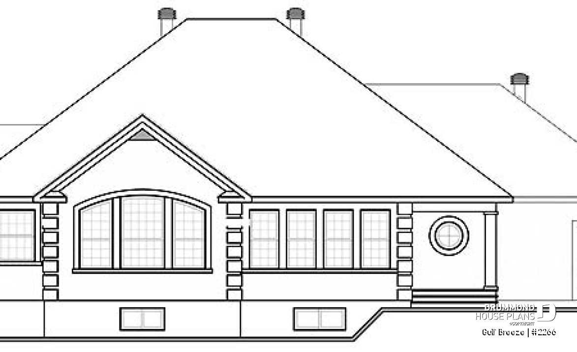 rear elevation - Gulf Breeze