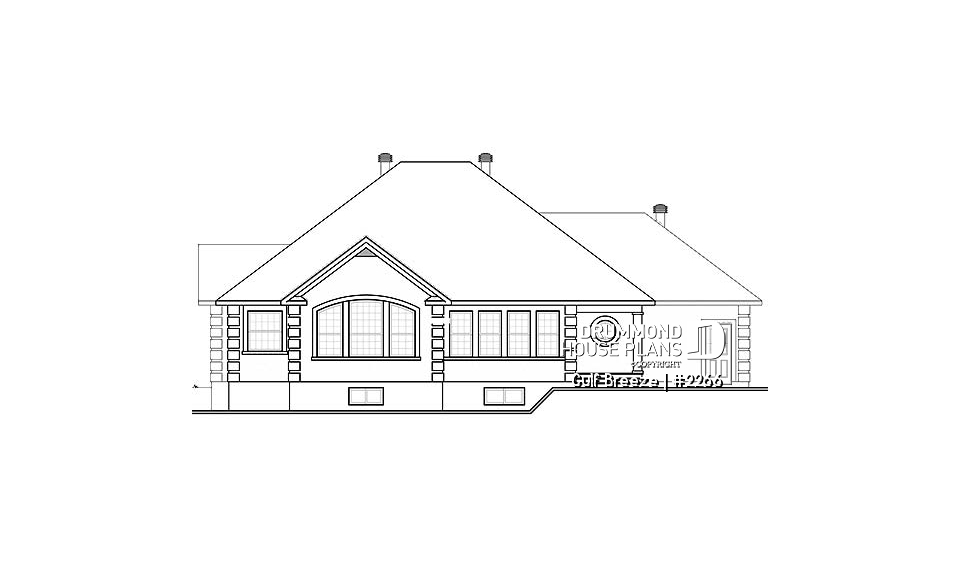 rear elevation - Gulf Breeze