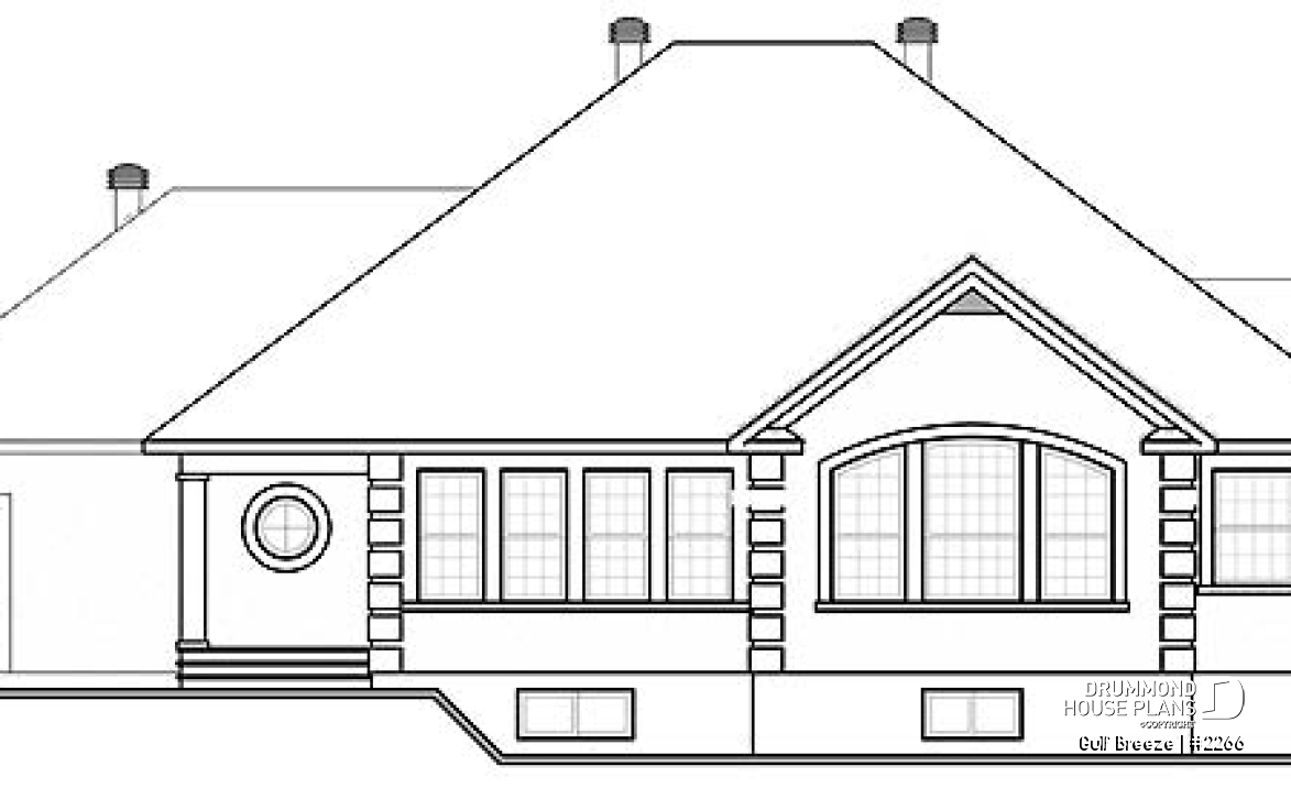 rear elevation - Gulf Breeze