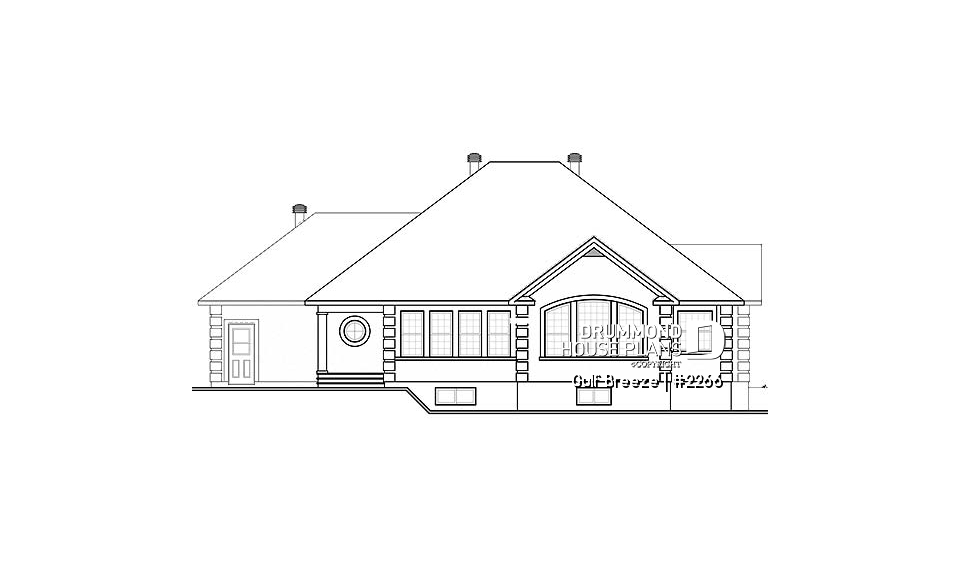 rear elevation - Gulf Breeze