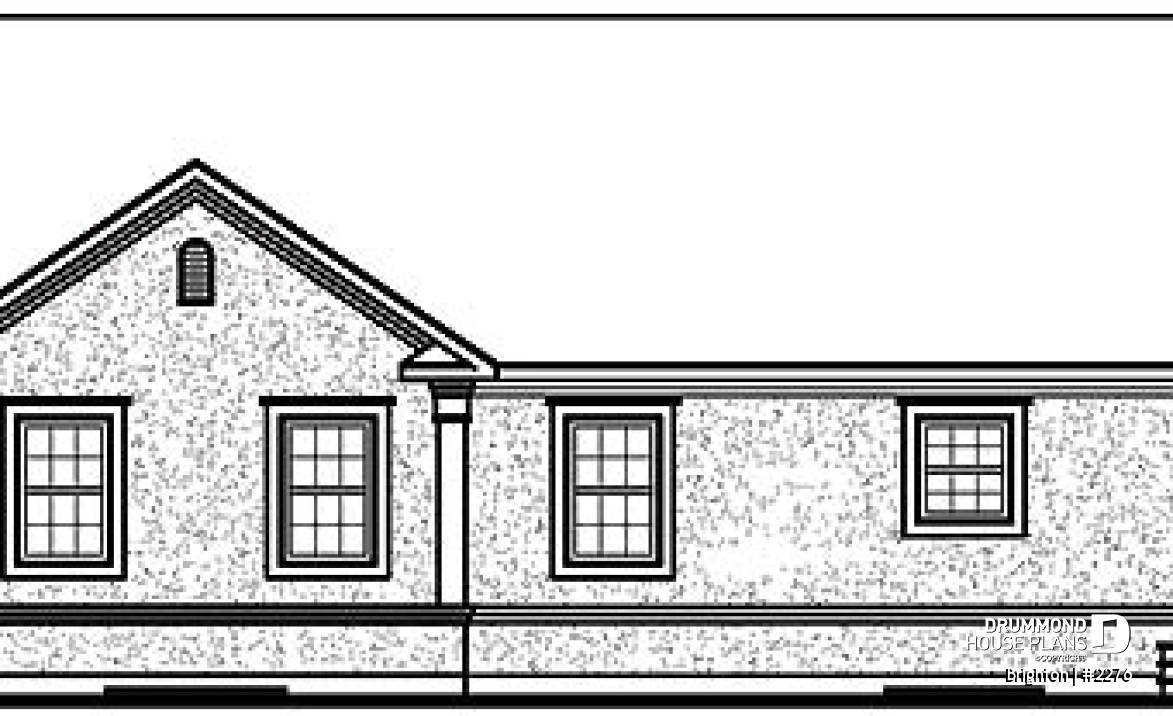 rear elevation - Brighton