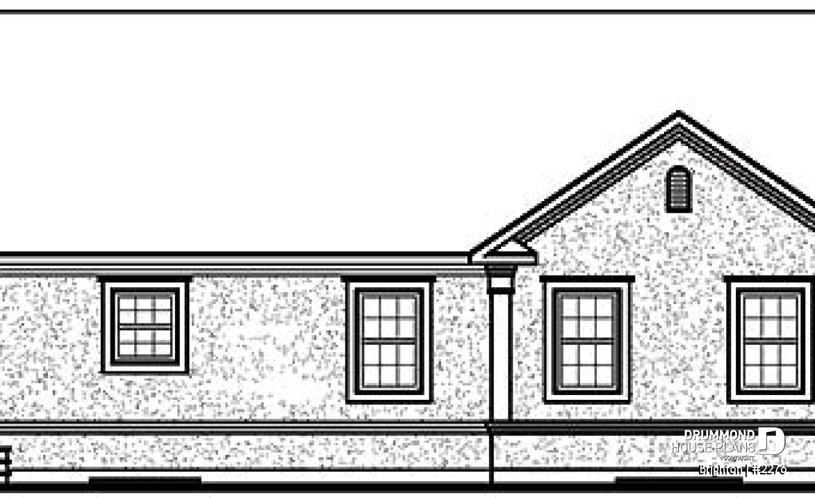 rear elevation - Brighton