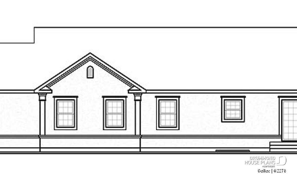 rear elevation - Gaillac