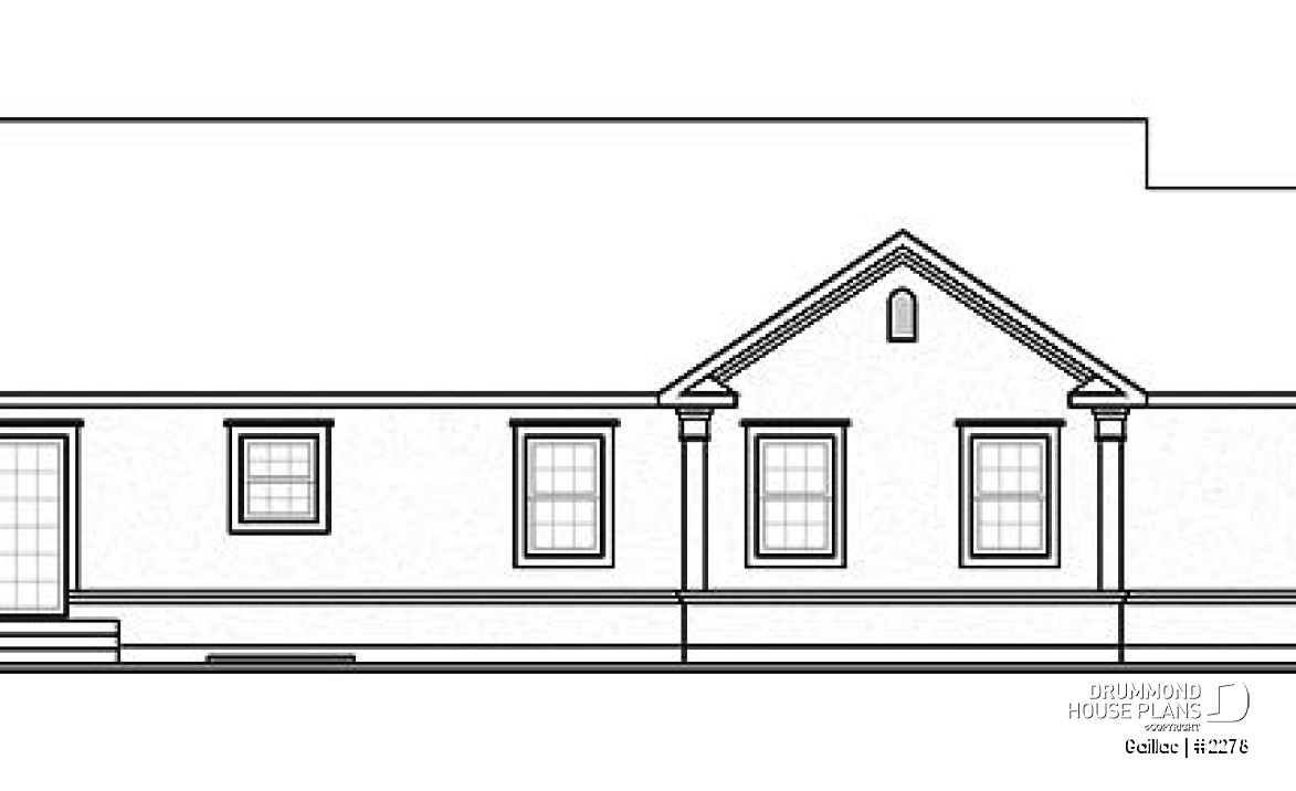 rear elevation - Gaillac