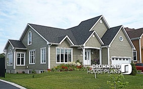 front - BASE MODEL - Large ranch style home with 2 bedrooms, garage - Mapleton