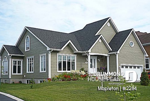 front - BASE MODEL - Large ranch style home with 2 bedrooms, garage - Mapleton