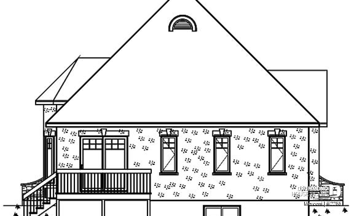 rear elevation - Marconi