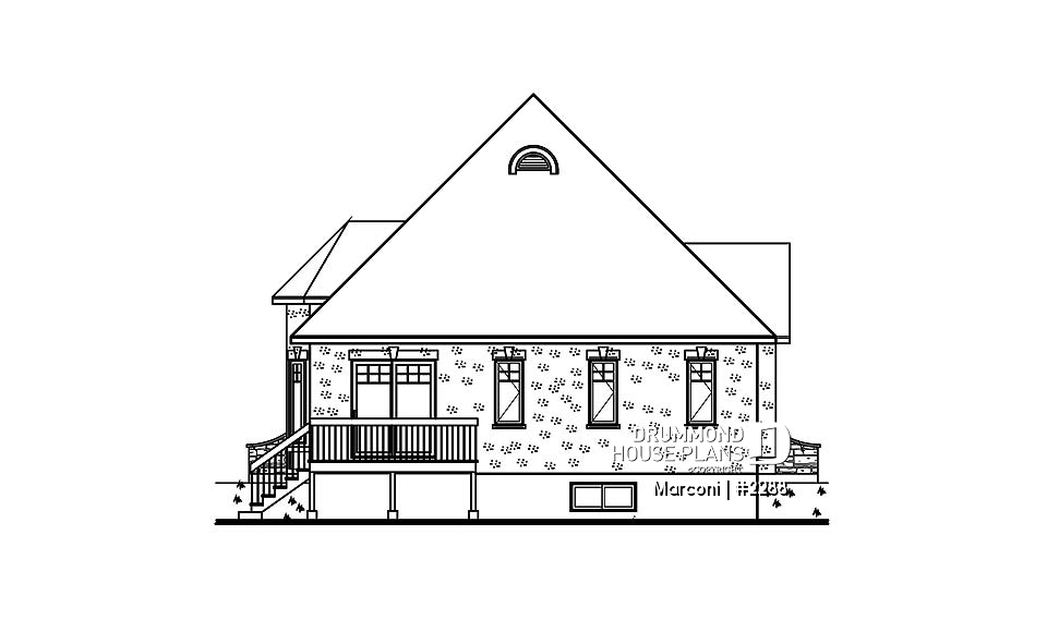 rear elevation - Marconi