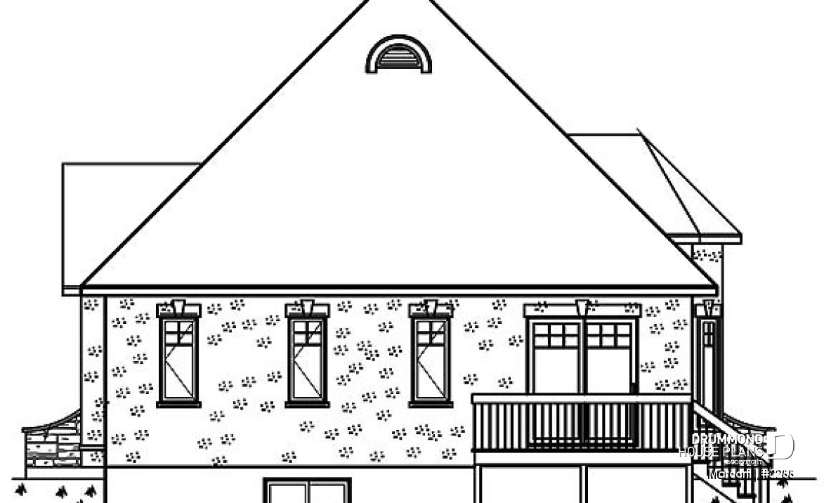 rear elevation - Marconi