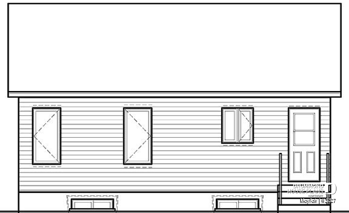 rear elevation - Mayfair