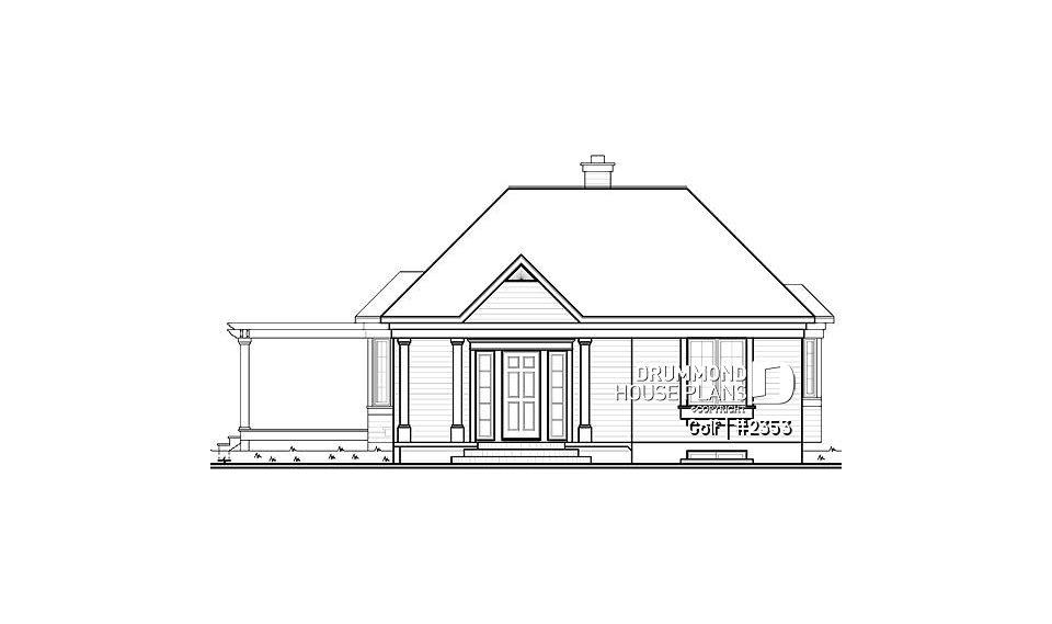 front elevation - Golf
