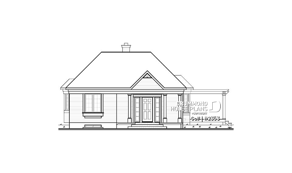 front elevation - Golf