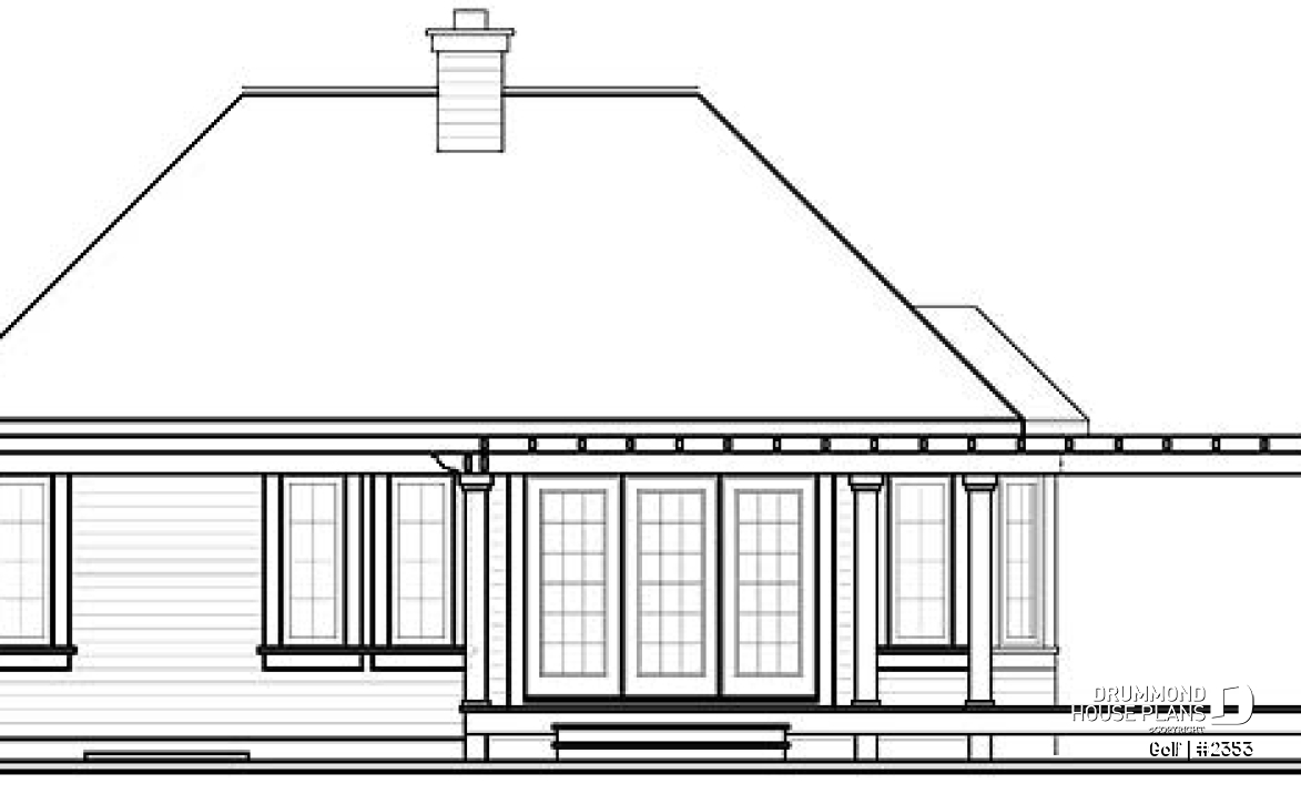 rear elevation - Golf