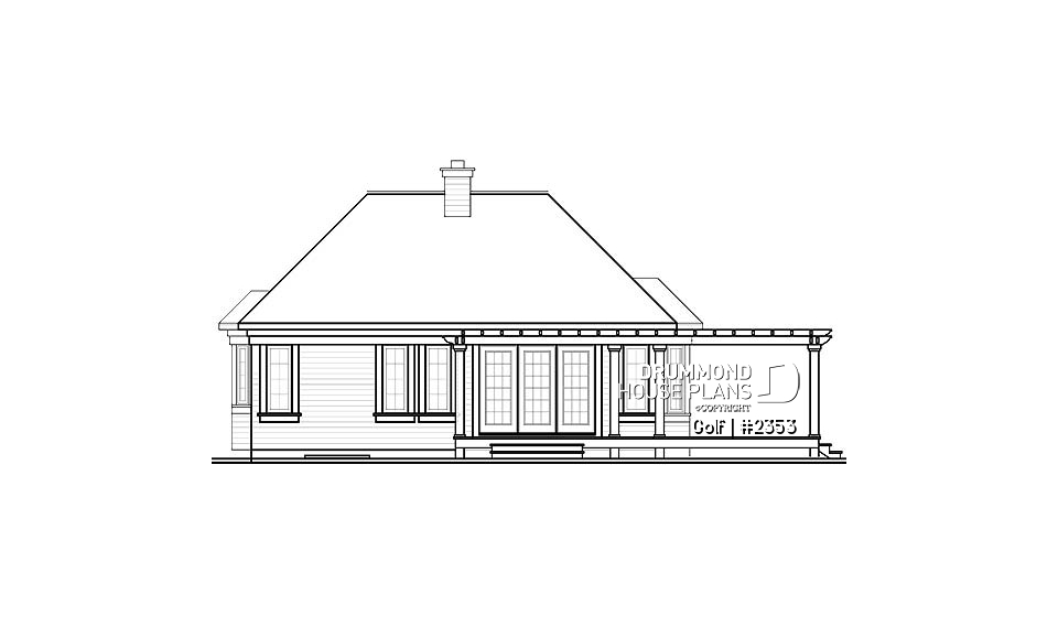 rear elevation - Golf