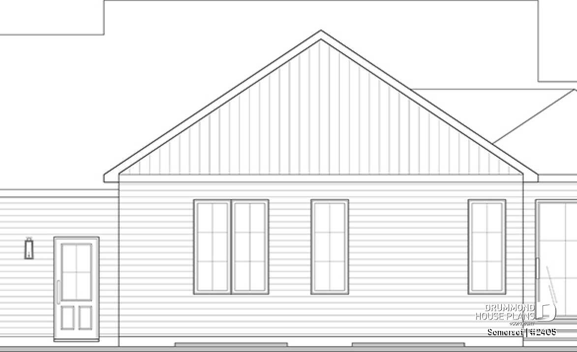 rear elevation - Somerset