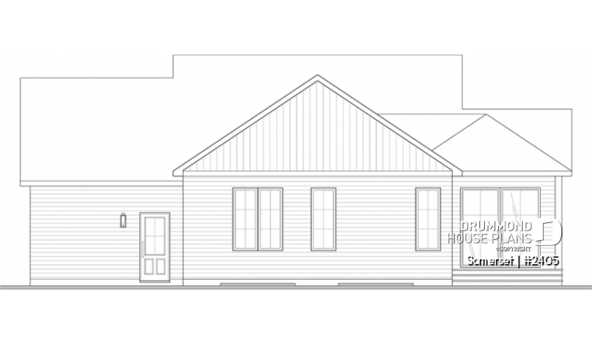 rear elevation - Somerset