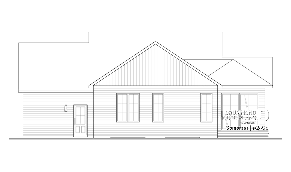 rear elevation - Somerset