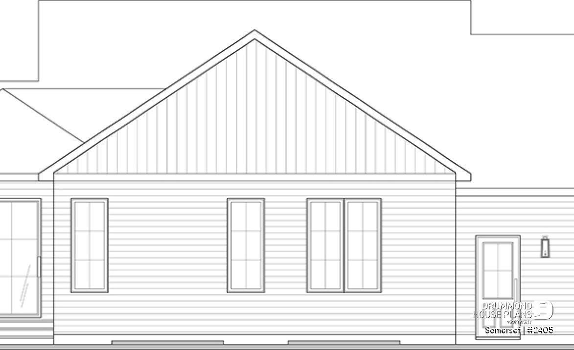 rear elevation - Somerset