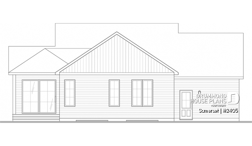 rear elevation - Somerset