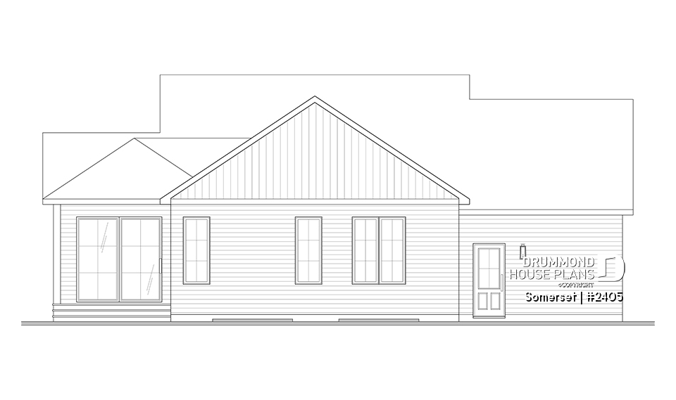 rear elevation - Somerset