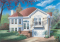 front - BASE MODEL - Split level house with 2 bedrooms, laundry room, nice family room with fireplace, private juliet balcony - Rosehill