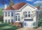 front - BASE MODEL - Split-level house plan with 3 bedrooms, good size family room with fireplace, unfinished daylight basement - Rosehill 2