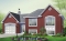 front - BASE MODEL - Split level, 2 bedroom bungalow with large kitchen and a garage - Dafoe 2