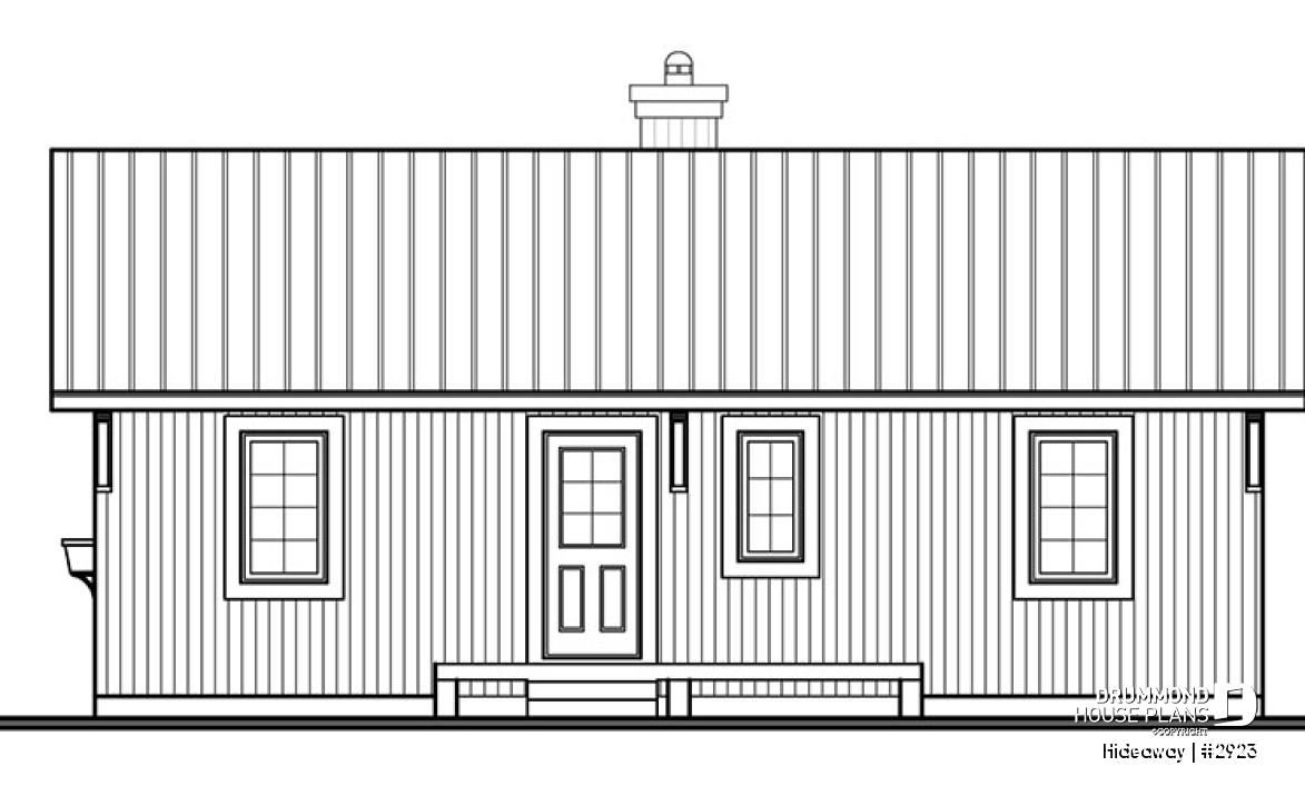 front elevation - Hideaway