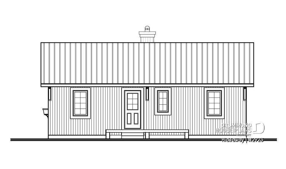 front elevation - Hideaway
