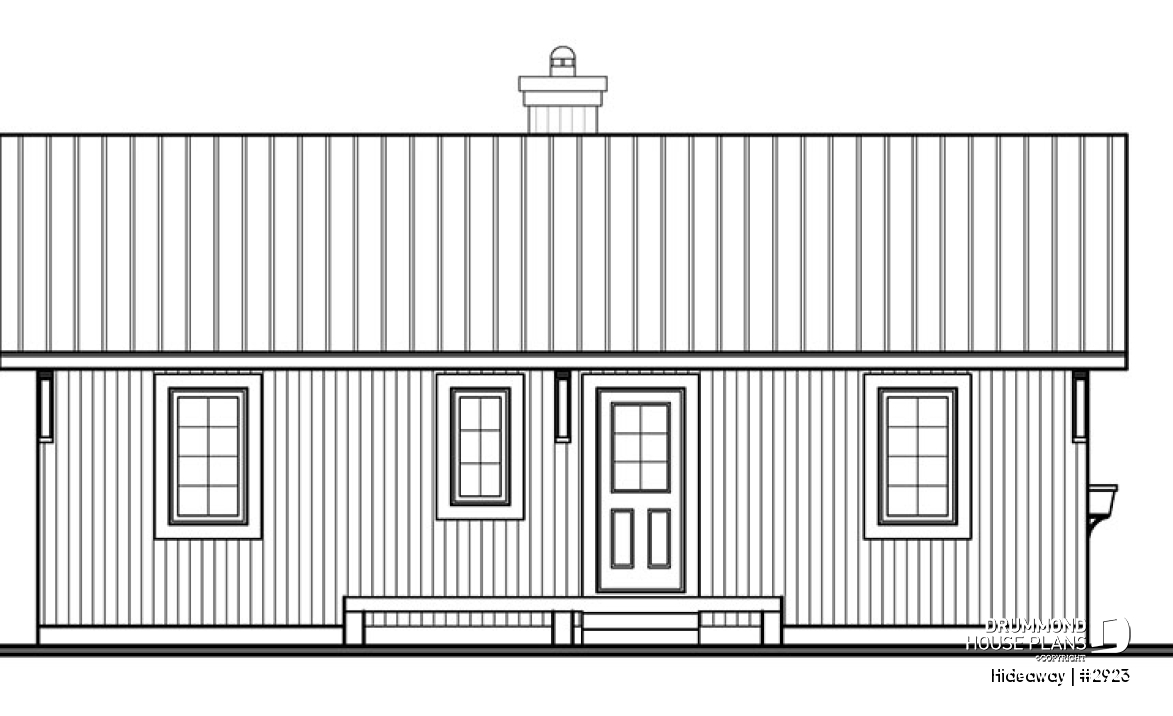 front elevation - Hideaway