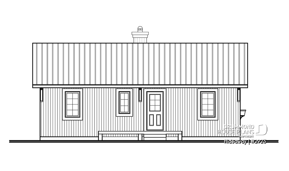 front elevation - Hideaway