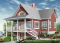 Rear view - BASE MODEL - Vacation home design, 1 to 4 bedrooms, 2 family rooms, open floor plan, finished walkout basement - Vistas 4