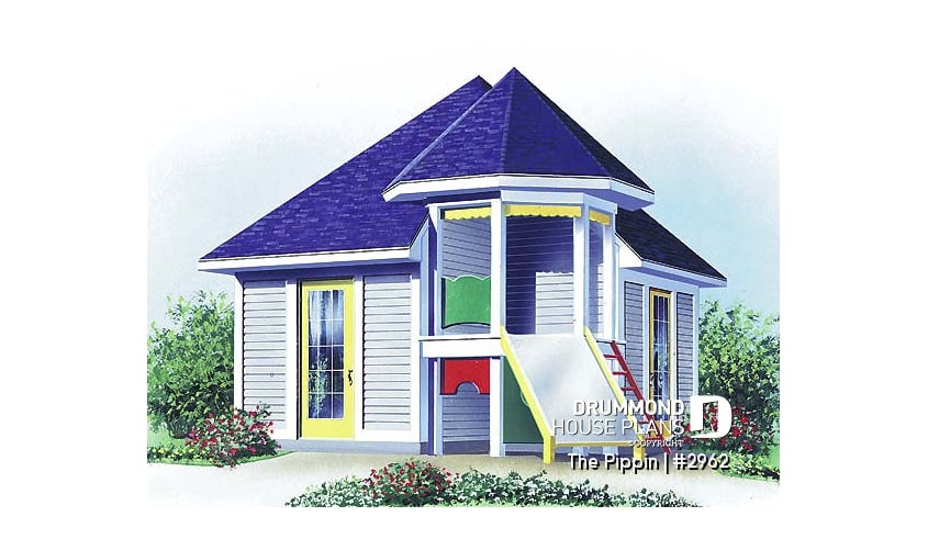 front - BASE MODEL - Small garden shed plan - The Pippin