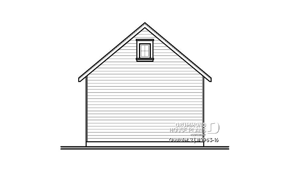 rear elevation - Oustalet 2