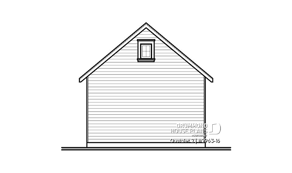 rear elevation - Oustalet 2