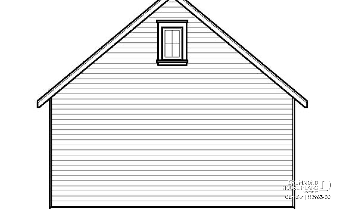 rear elevation - Oustalet