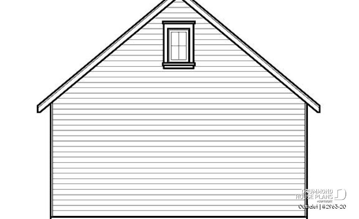 rear elevation - Oustalet