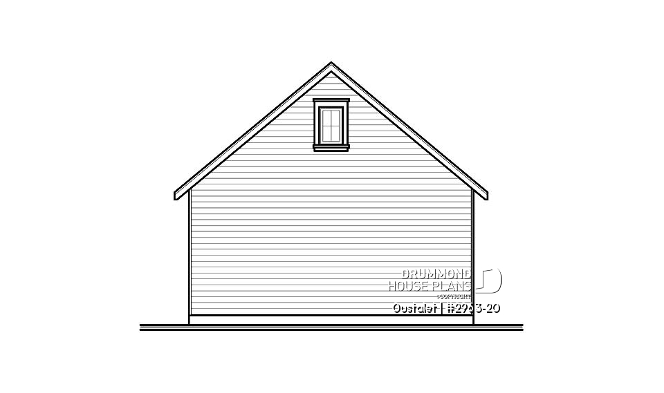 rear elevation - Oustalet
