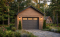 front - BASE MODEL - Single detached American-style garage plan, which can be harmonized with several styles of house - Colonial Port